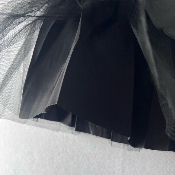 NWOT Girls Tutu Classic Elastic 3 Layered black Tulle Skirt toddler ballerina - Picture 4 of 7